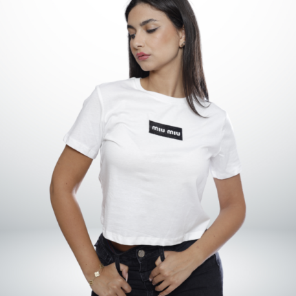 LOOSE FIT COP TOP WITH SLOGAN