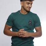 Fitted T-Shirt with Slogan