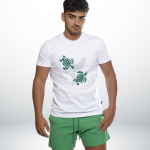 Fitted T-Shirt with Slogan