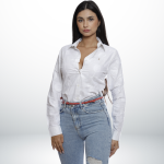 fit linen shirt