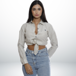 fit linen shirt