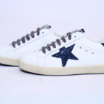 Sports Shoes with Shiny Details – White