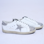 Sports Shoes with Shiny Details – White